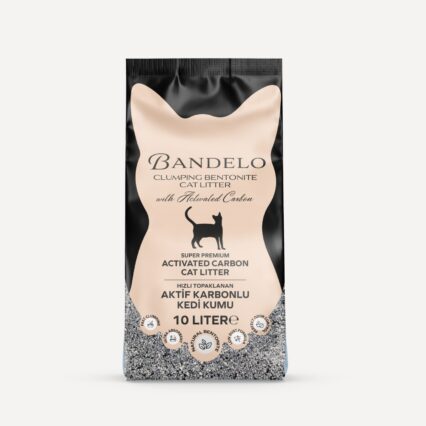 Bandelo Aktif karbonlu Tozsuz ve Parfümsüz Kedi Kumu