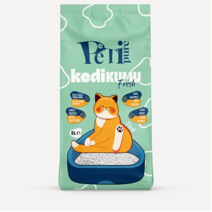 Petipure Ferah Kokulu Bentonit Kedi Kumu