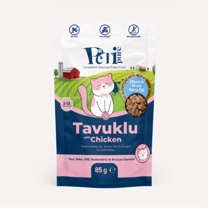 Petipure Jöle İçinde Tavuklu Yavru Yaş Kedi Maması
