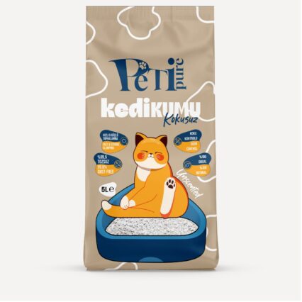 Petipure Doğal Bentonit Kedi Kumu