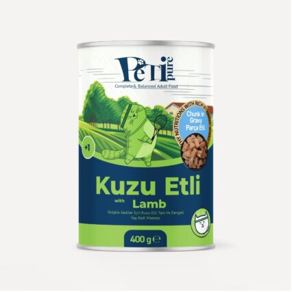 Petipure Sos İçinde Kuzu Parça Etli Yetişkin Kedi Yaş Maması